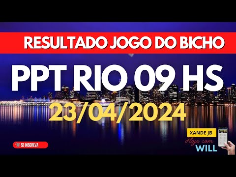Resultado do jogo do bicho ao vivo PTN RIO 18HS dia 22/04/2024 - Segunda - Feira