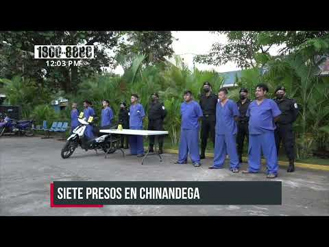 Siete sujetos enfrentan a la justicia en Chinandega - Nicaragua