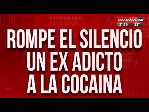 Un ex adicto a la cocaína rompe el silencio en Crónica HD