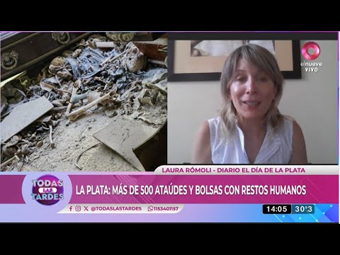 La Plata: más de 500 ataúdes y 200 bolsas de restos humanos | #TodasLasTardes