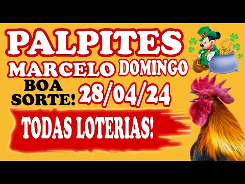 PALPITE DO DIA 28/04/2024 JOGO DO BICHO! - MARCELO JB!