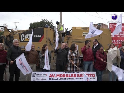 Inicia Ayuntamiento Capitalino rehabilitación de la avenida Morales Saucito