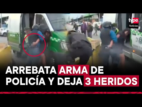 Chile: mujer le quita el arma a un policía y dispara contra tres personas