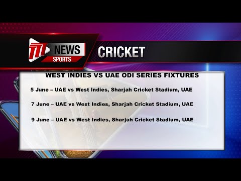 UAE To Host West Indies For ODI Series In June