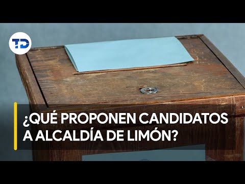 Elecciones municipales 2024: ¿qué proponen los candidatos a la alcaldía de Limón?