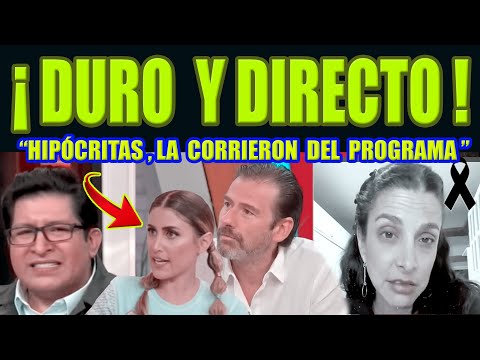 ALEX KAFFIE DESTROZA a VIDEGARAY y SOFÍA RIVERA TORRES por CORRER del TRABAJO  a VERÓNICA TOUSSAINT