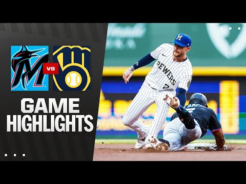 Marlins vs. Brewers Game Highlights (7/26/25) | MLB Highlights