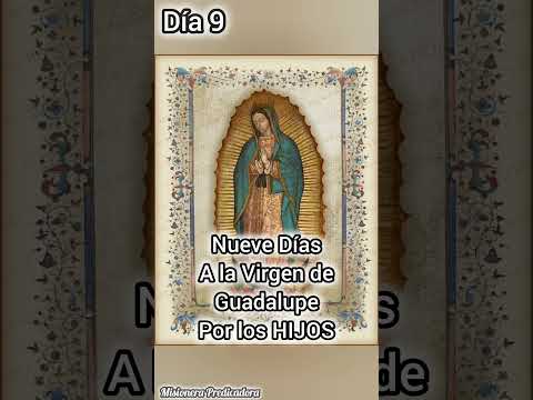 Virgen de Guadalupe Día 9 #maria #mariana #oracionporloshijos #virgendeguadalupe #virgenmaria #santa