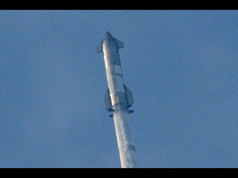 Tercer vuelo de prueba: Megacohete Starship de SpaceX despegó