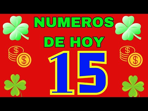 NÚMEROS DE LA SUERTE PARA HOY 15  NÚMEROS RECOMENDADOS PARA HOY 15 DE SEPTIEMBRE  2024