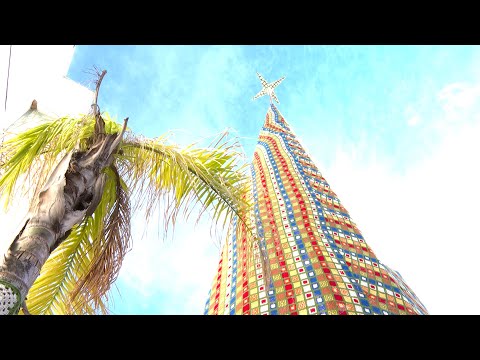 Vilamarxant aspira al récord Guinness por un árbol de Navidad de ganchillo de 23 metros