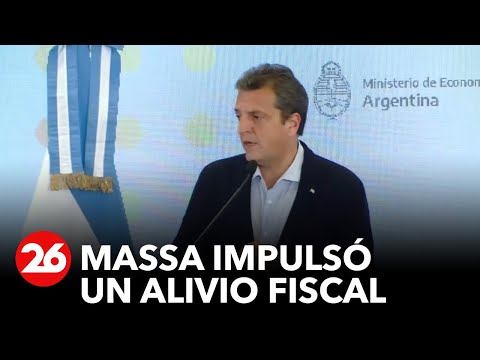 EN VIVO | Sergio Massa: Argentina necesita reformar su sistema tributario