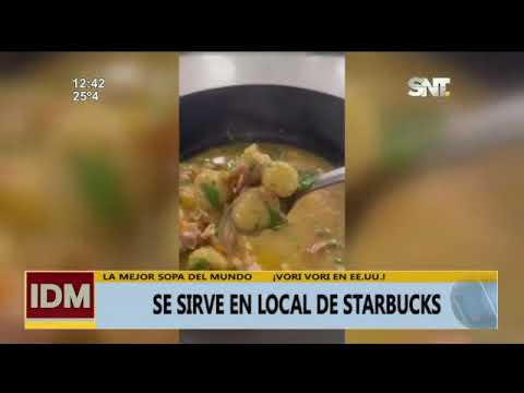 Vori vori, la mejor sopa del mundo se sirve en local de Starbucks