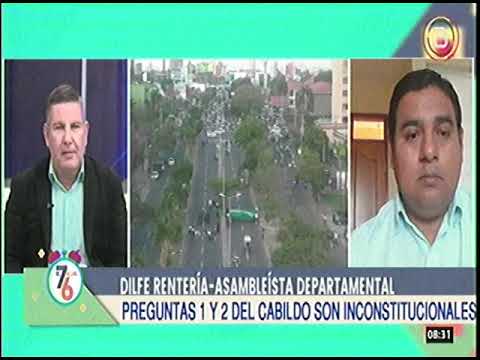 01022023 SEGUN DILFE RENTERIA LAS PREGUNTAS 1 Y 2 DEL CABILDO SON INCONSTITUTCIONALES BOLIVIA TV