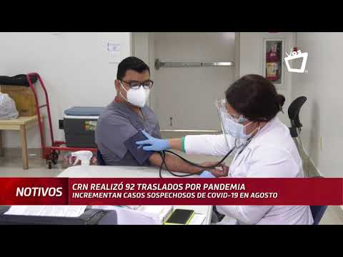 Cruz Roja Nicaragua reporta un leve aumento de traslados sospechosos de Covid-19