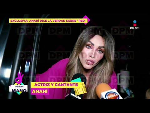 EXCLUSIVA: Anahí ACLARA que NO tuvo nada que ver con la ADMINISTRACIÓN del Tour de RBD