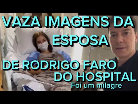 URGENTE DO HOSPITAL RODRIGO FARO CHORA AO VER SUA ESPOSA VERA VIEL CAMINHANDO NOVAMENTE  UM MILAGRE