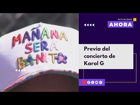 Bogotá se prepara para el concierto de Karol G