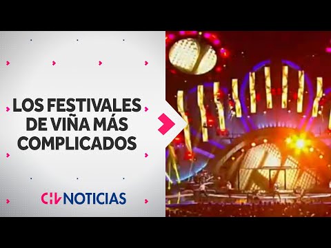 EN MOMENTOS COMPLEJOS: Así fueron los festivales más complicados en Viña del Mar