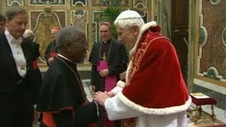 Pope Benedict XVI Says Goodbye to Cardinals Amid Resignation