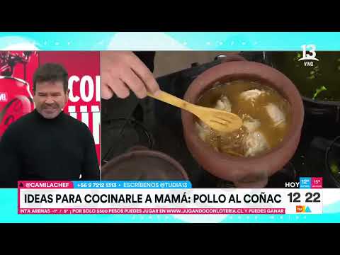 Camila chef enseña a preparar pollo al coñac | Tu Día | Canal 13