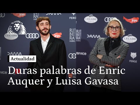 Las críticas palabras de Enric Auquer y Luisa Gavasa en la alfombra roja de los Premios Feroz