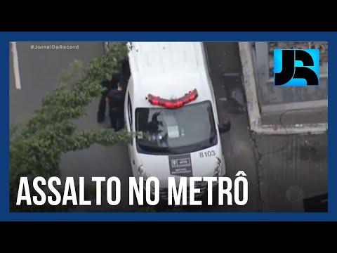 Passageiro é baleado durante tentativa de assalto no metrô de São Paulo