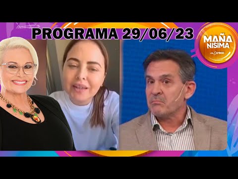 Mañanísima con Carmen - Programa del 29/06/23 - La salud de Silvina Luna, habló Aníbal Lotocki