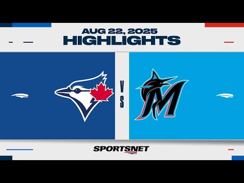 MLB Highlights | Blue Jays vs. Marlins - August 22, 2025