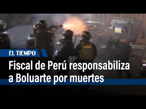 Fiscal de Perú responsabiliza a Boluarte por muertes en represión de protestas | El Tiempo
