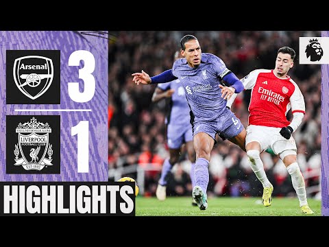 Reds suffer defeat after goals from Saka, Martinelli & Trossard | Arsenal 3-1 Liverpool | Highlights