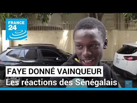 Bassirou Diomaye Faye donné vainqueur : les réactions des Sénégalais • FRANCE 24