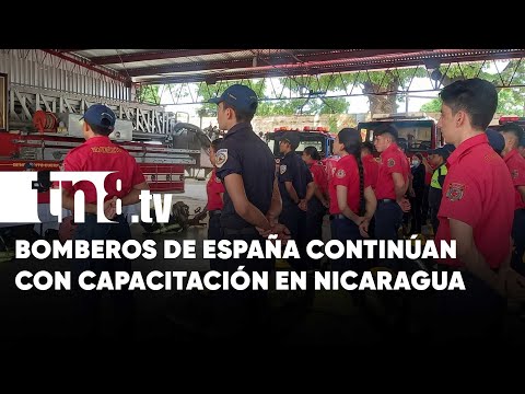Expertos de España capacitan a bomberos nicas