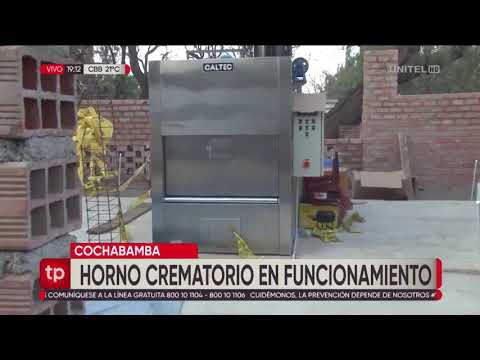 Instalan un horno crematorio en el Cementerio General de Cochabamba