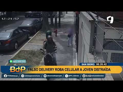 OFF Otro robo por falso delivery en San Isidro