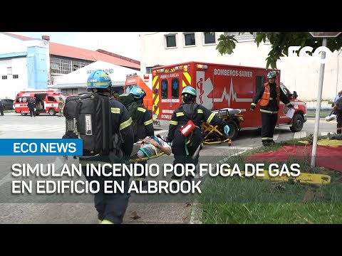 Simulan incendio por fuga de gas en edificio en Albrook | #EcoNews