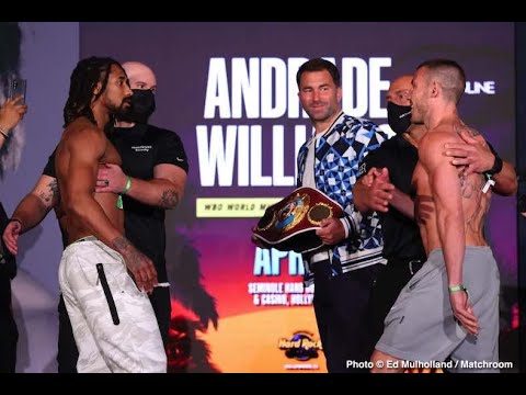 Demetrius Andrade y Liam Williams intercambian amenzas previo combate