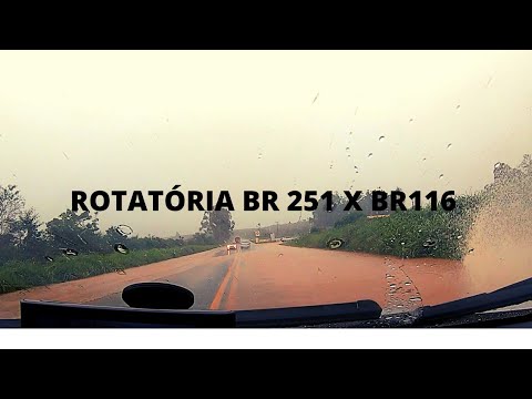 BR 251 Rotatória com BR 116 Buracos e Muito Chuva 9° P Viagem para o Nordeste SPX Iguatu CE