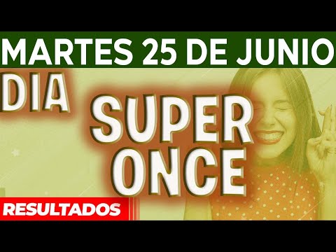 Resultado del sorteo Super Once Dia del Martes 25 de Junio del 2024.