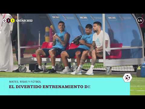Mates, risas y futbol: así entrenó el Kun Agüero con la Selección Argentina