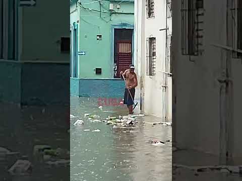 Inundaciones en Centro Habana #Shorts