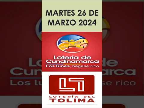 PRONÓSTICOS Y GUIAS LOTERIA CUNDINAMARCA Y TOLIMA - MARTES 26 Marzo 2024 #cundinamarca #tolima