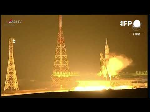 Rusia lanza nave a Estación Espacial Intnl. para rescatar a 3 astronautas, entre ellos Frank Rubio