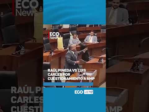 Raúl Pineda vs. Luis Carles por cuestionamientos a AMP | #Shorts #ECONews