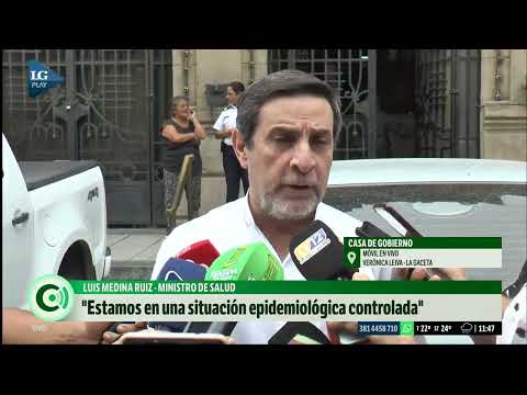 Tenemos una situación epidemiológica controlada, aseguró el ministro de Salud Luis Medina Ruiz