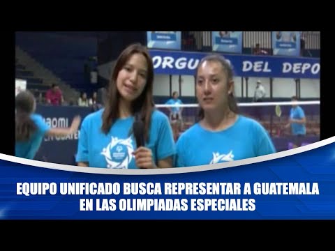 Equipo unificado busca representar a Guatemala en las Olimpiadas Especiales