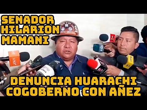 SENADOR HILARION DENUNCIA JUAN CARLOS HUARACHI HABRIA PUESTO VICEMINISTRO DURANTE GOBIERNO DE AÑEZ