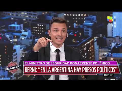 Berni: En la Argentina hay presos políticos
