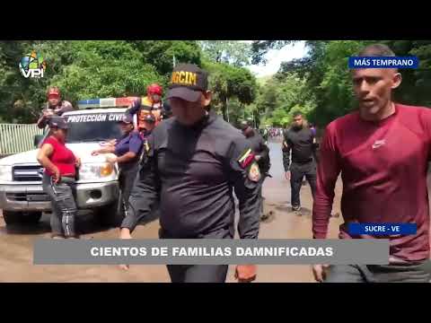 Cientos de familias damnificadas en Cumanacoa, Sucre - 2Jul