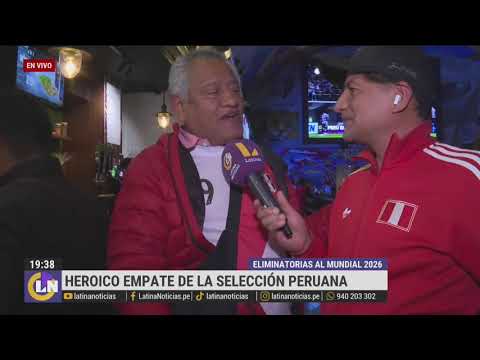 ¿Qué opinan los peruanos tras el empate de Perú vs. Paraguay?